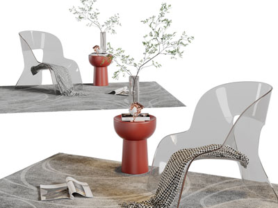 现代透明休闲椅子