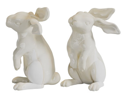 直立的兔子雕塑雕刻