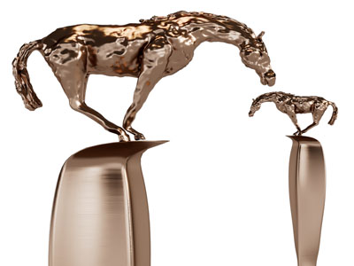 新中式马匹雕塑雕刻摆件