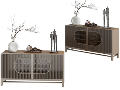 新中式玄关柜边柜