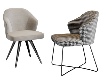 现代休闲椅子餐椅