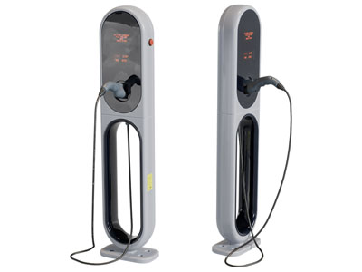 现代电动汽车充电桩3d模型 现代电动汽车充电桩