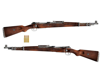 现代老式步枪3d模型 现代老式步枪