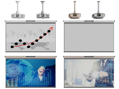 现代多媒体幕布投影仪3d模型 现代多媒体幕布投影仪
