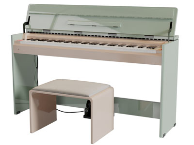 现代电子钢琴3d模型 现代电子钢琴