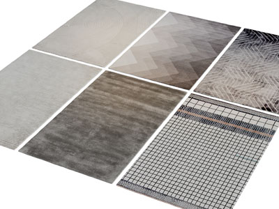 现代长方形地毯3d模型 现代长方形地毯