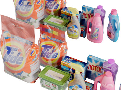 洗衣液、洗衣粉和洗衣珠生活用品