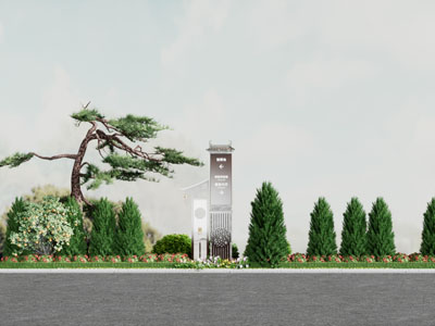 中式庭院景观园艺小品