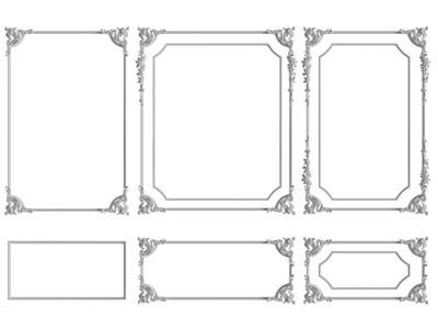 欧式雕花护墙板