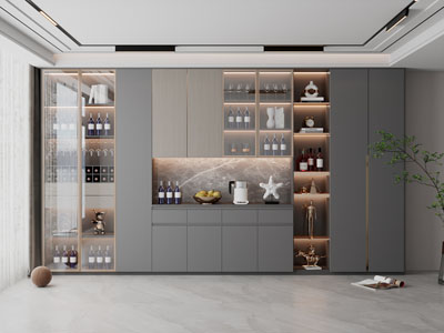 现代轻奢酒柜