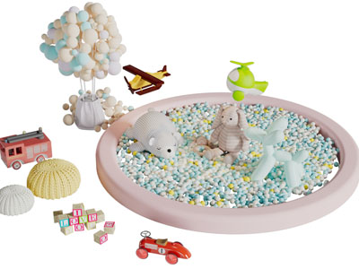 现代儿童玩偶积木玩具