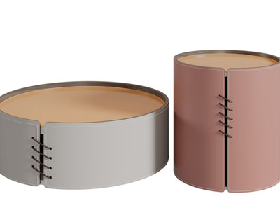 现代茶几、边几3d模型 现代茶几、边几