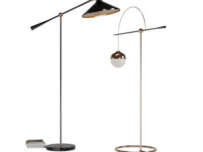 现代轻奢落地灯