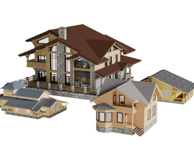 中式亭台楼阁建筑