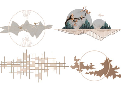 新中式墙饰挂件