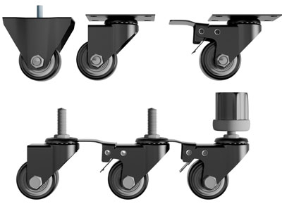不同规格的滑轮3d模型 不同规格的滑轮