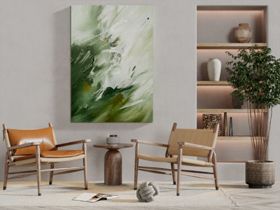 侘寂风休闲椅子、边几