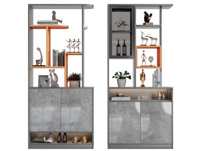 新中式玄关装饰鞋柜