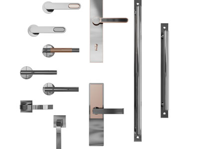 现代拉手3d模型 现代拉手