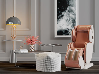 现代按摩椅边几