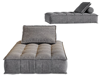 现代布艺贵妃椅美人榻