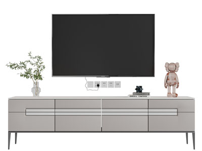 现代电视柜和电视