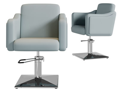 现代可调整高度的理发椅子