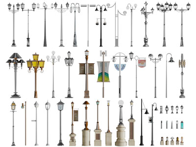欧式路灯、地灯