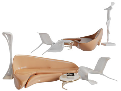 后现代多人沙发3d模型 后现代多人沙发