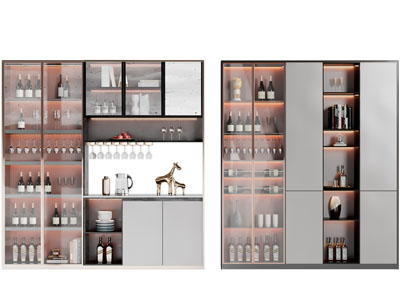 现代装饰酒柜