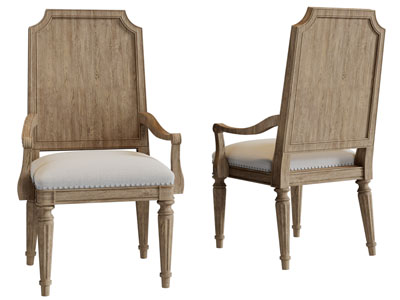 美式实木扶手椅子