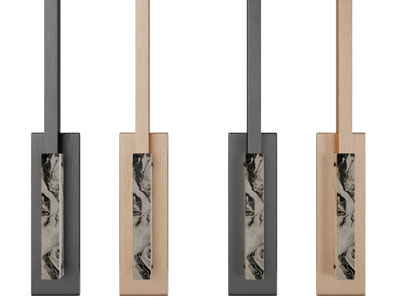 新中式拉手3d模型 新中式拉手