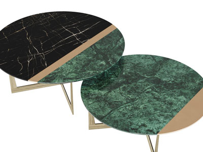 现代圆形茶几3d模型 现代圆形茶几