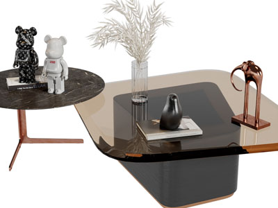 现代茶几3d模型 现代茶几