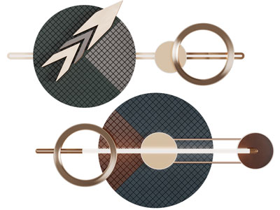 现代轻奢墙饰挂件