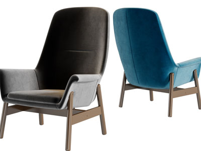 现代布艺休闲椅子