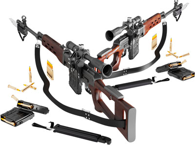 现代机关枪武器3d模型 现代机关枪武器