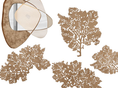 现代轻奢墙饰挂件