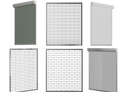 现代窗户防护网、卷闸门