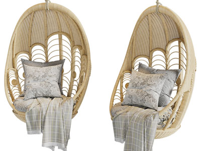 东南亚藤编吊椅