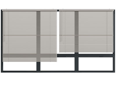 现代百叶窗帘3d模型 现代百叶窗帘