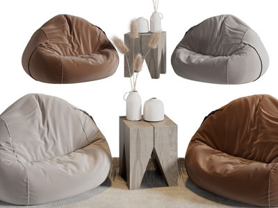 侘寂风懒人沙发