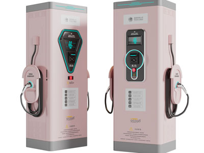 现代电动车充电桩3d模型 现代电动车充电桩