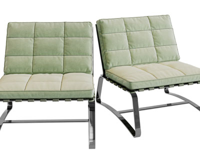 现代布艺休闲椅子