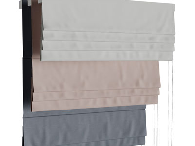 现代布艺拉帘、挂帘、罗马帘3d模型 现代布艺拉帘、挂帘、罗马帘