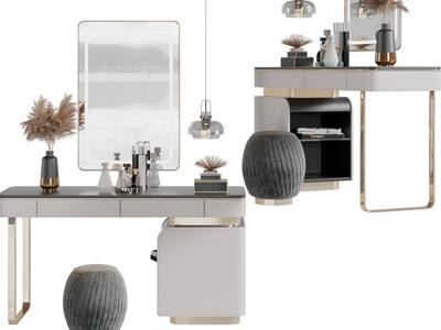 现代轻奢化妆梳妆台