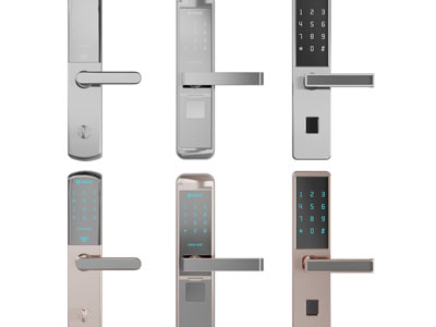 现代密码锁门锁3d模型 现代密码锁门锁