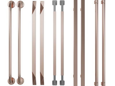 现代轻奢酒店大门拉手3d模型 现代轻奢酒店大门拉手