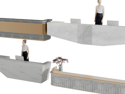 现代前台接待台