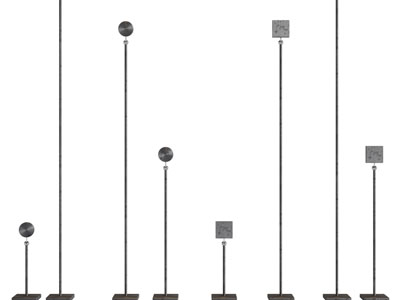 现代异形落地灯